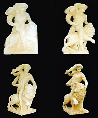 Mythological sculptural group